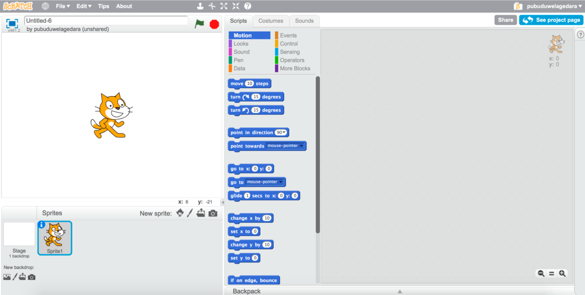 Scratch; A Visual Programming Language | PUBUDU.ONLINE
